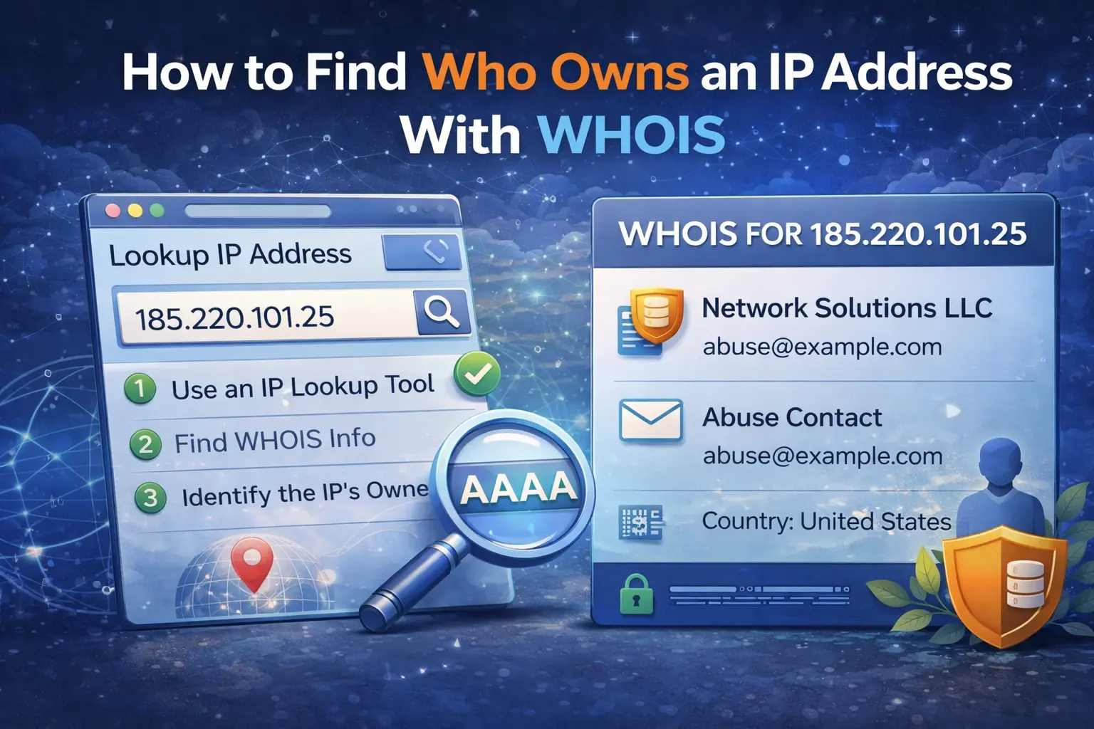 How to Find Who Owns an IP Address With WHOIS