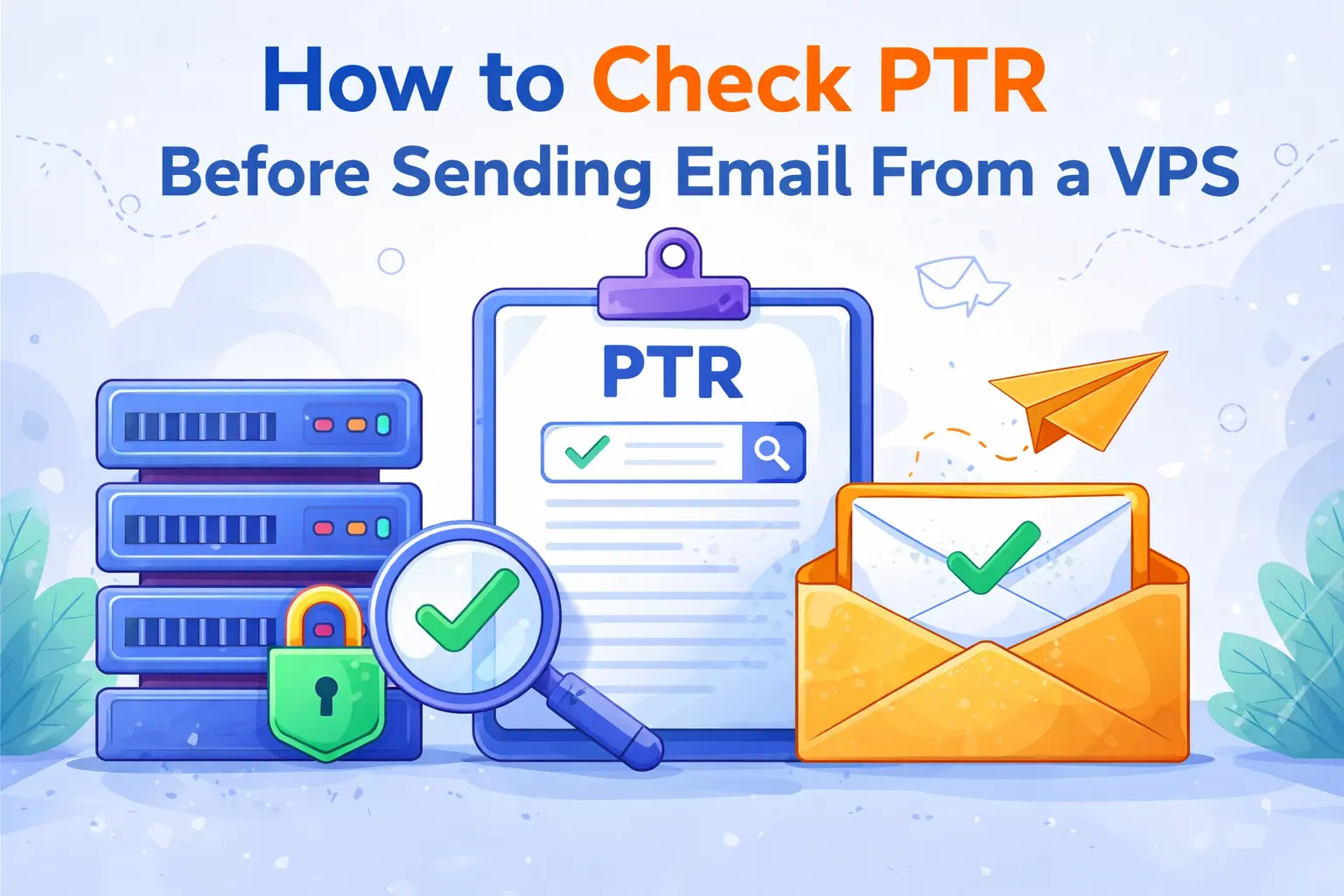 How to Check PTR Before Sending Email From a VPS