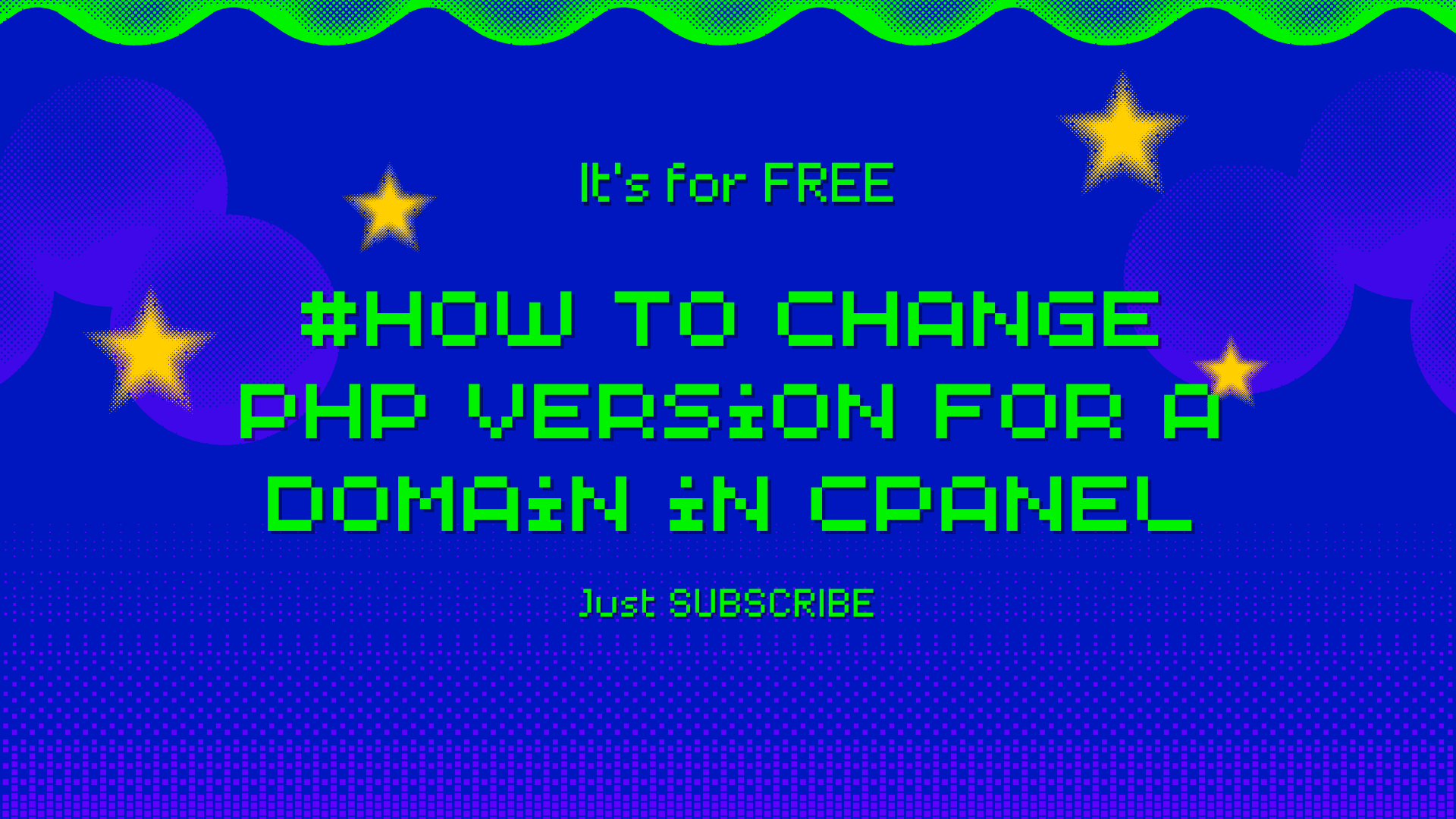 How to change PHP version for a domain cPanel