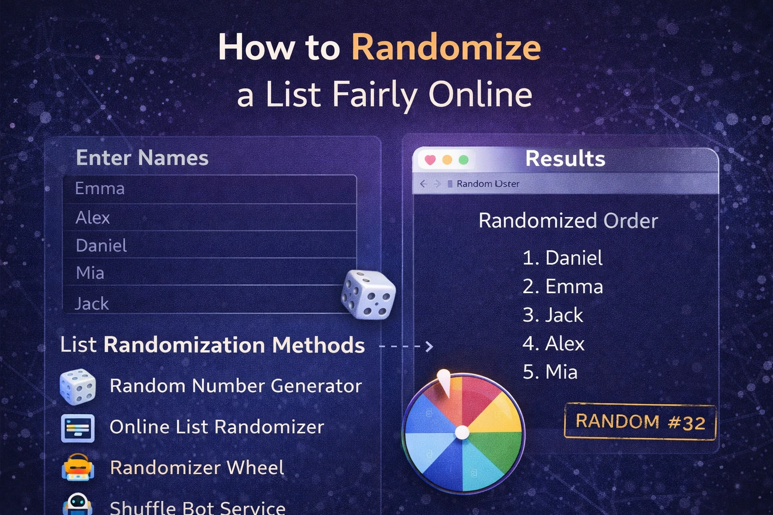 How to Randomize a List Fairly Online