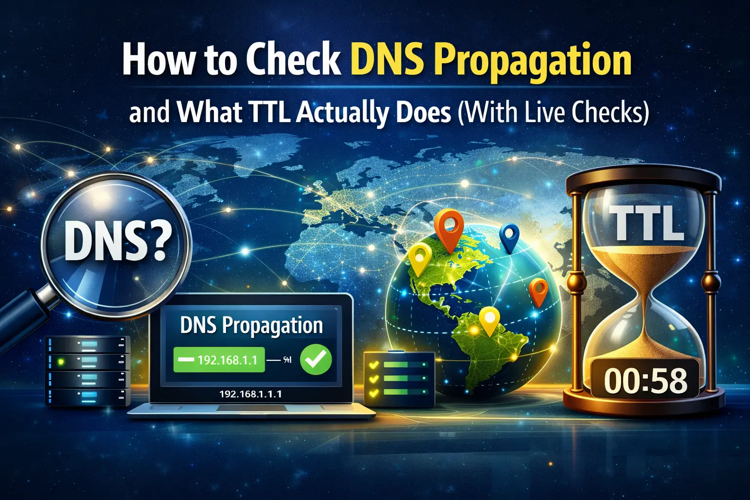 How to Check DNS Propagation, and What TTL Actually Does (With Live Checks)