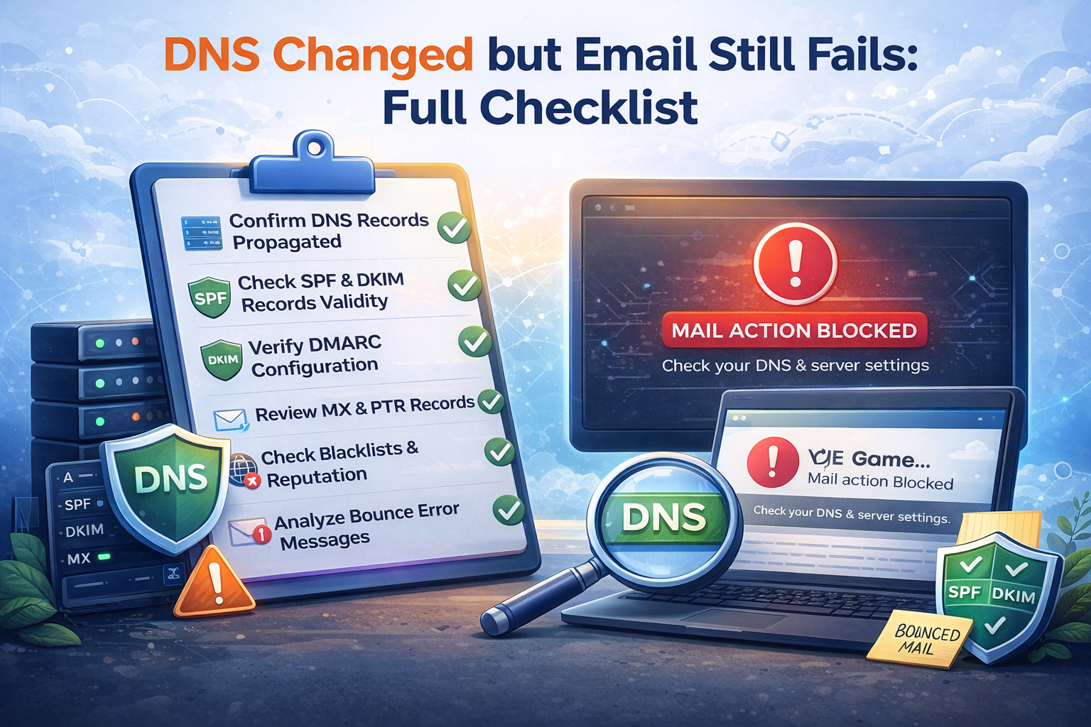 DNS Changed but Email Still Fails: Full Checklist